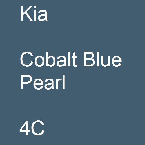 Kia, Cobalt Blue Pearl, 4C.